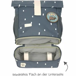 Rucksack Mini Rolltop Backpack - Happy Prints - Midnight Blue