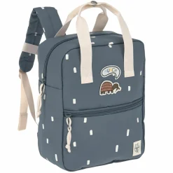 Rucksack Mini Square Backpack - Happy Prints - Midnight Blue