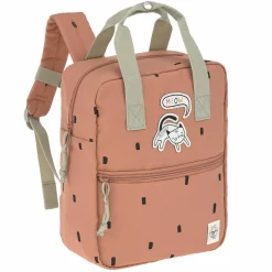 Rucksack Mini Square Backpack - Happy Prints - Caramel