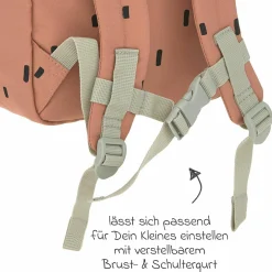 Rucksack Mini Square Backpack - Happy Prints - Caramel