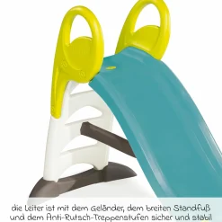 Rutsche GM mit Wasseranschluss 150 cm - Türkis