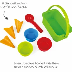 Sandförmchen Eisdiele 8-teilig