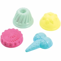 Sandförmchen 4er Pack / Sandspielset Kinderbäckerei