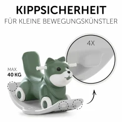 Schaukeltier / Rutscher 1st Rocker - Fox Green