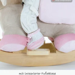 Schaukeltier Esel Cappuccino - Beige