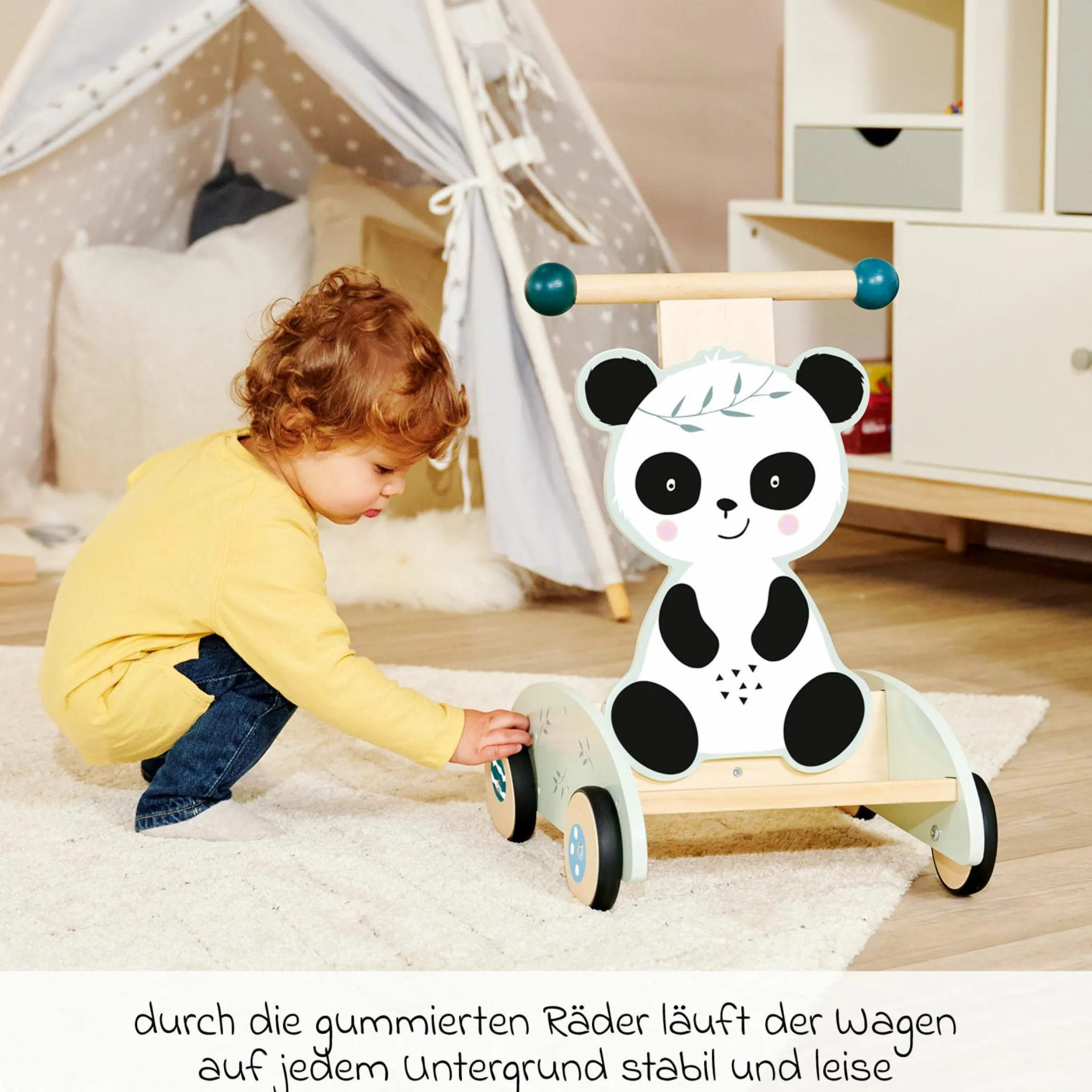Schiebe-Lauflernwagen - Panda