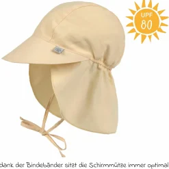 Schirmmütze mit Nackenschutz LSF Sun Protection Flap Hat - Vanilla - Gr. 43/45