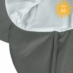 Schirmmütze mit Nackenschutz LSF Sun Protection Flap Hat - Deep Olive - Gr. 43/45