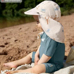 Schirmmütze mit Nackenschutz LSF Sun Protection Flap Hat - Moss - Gr. 43/45