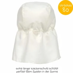Schirmmütze mit Nackenschutz LSF Sun Protection Flap Hat - Nature - Gr. 43/45