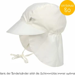 Schirmmütze mit Nackenschutz LSF Sun Protection Flap Hat - Nature - Gr. 43/45