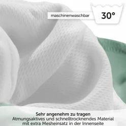 Schirmmütze mit Nackenschutz UPF 80 - Salbeigrün - Gr. 50-51