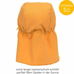 Schirmmütze mit Nackenschutz LSF Sun Protection Flap Hat - Gold - Gr. 43/45
