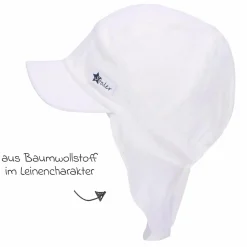 Schirmmütze mit Nackenschutz LSF - Weiß - Gr. 49