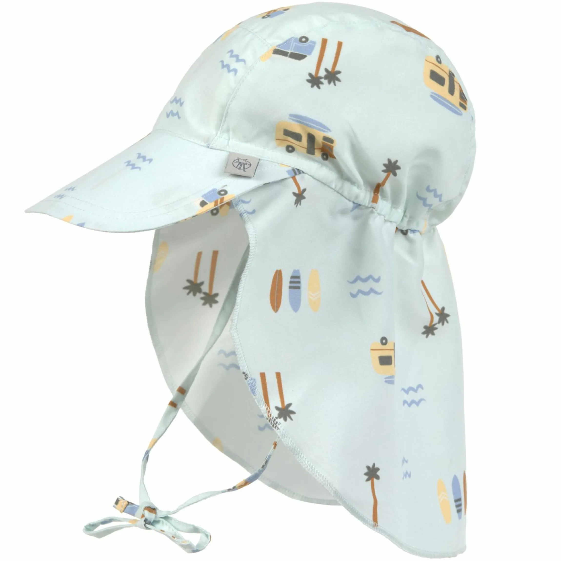 Schirmmütze mit Nackenschutz LSF Sun Protection Flap Hat - Camper - Sea Foam - Gr. 43/45