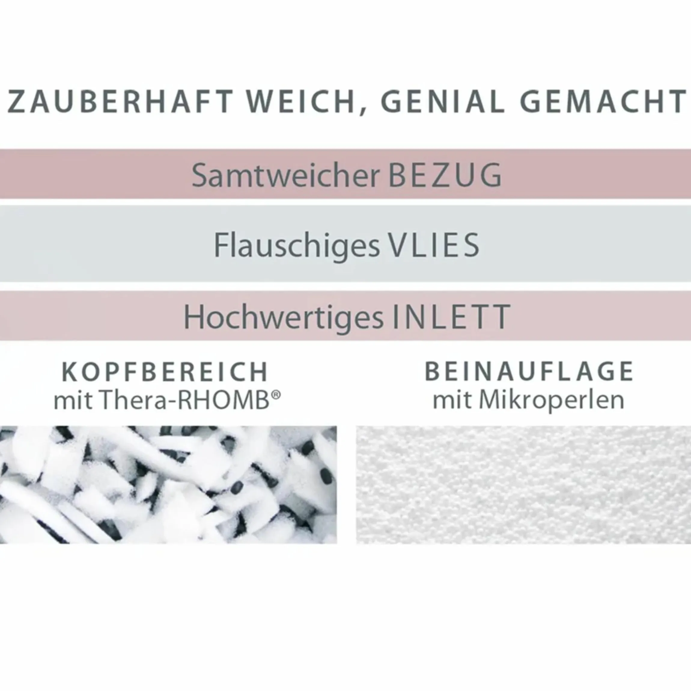 Schlaf- und Stillkissen my7 - inkl. Bezug 80 x 150 cm - Punkte - Grau