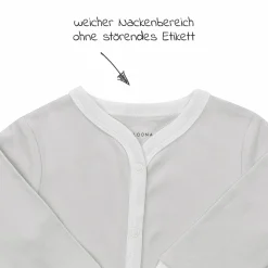 Schlafanzug 2er Pack Strampler Pyjama Einteiler - Grau Uni / Punkte - Gr. 62/68