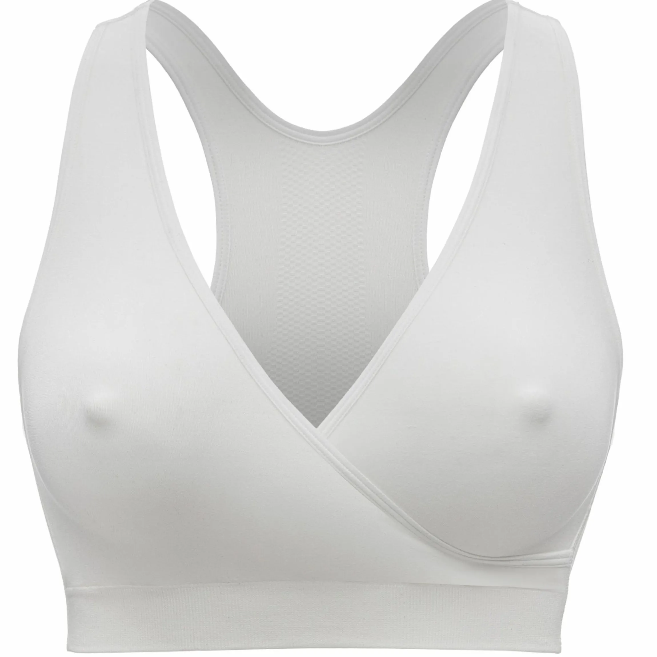 Schlaf-Bustier für Schwangerschaft & Stillzeit Keep Cool Schlaf - Weiß - Gr. L