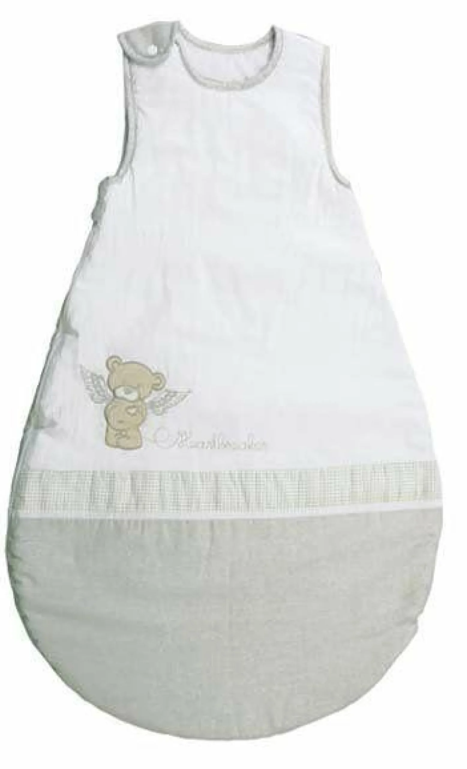 Schlafsack - Heartbreaker Weiß Hellgrau - Gr. 70 cm
