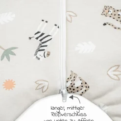 Schlafsack Jumper wattiert - Jersey Savanne - Beige - Gr. 80