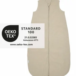 Schlafsack Musselin wattiert - Sand - Gr. 60 cm