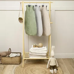 Schlafsack Musselin wattiert - Sand - Gr. 60 cm