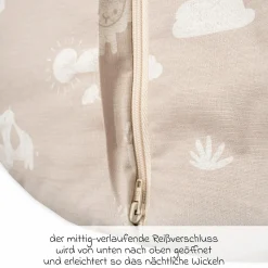 Schlafsack Organic wattiert - Jungle Dream - Gr. 70