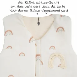 Schlafsack Organic wattiert - Rainbow - Gr. 70