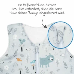 Schlafsack wattiert - Jersey Smart Friends - Gr. 56