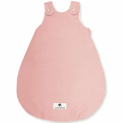 Schlafsack wattiert - Musselin Dusty Rose - Gr. 56 / 62