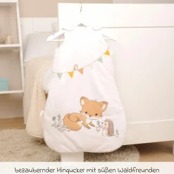 Schlafsack wattiert - Waldfreunde - Gr. 70 cm
