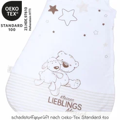 Schlafsack wattiert Jersey - Kleiner Lieblingsmensch - Gr. 70 cm