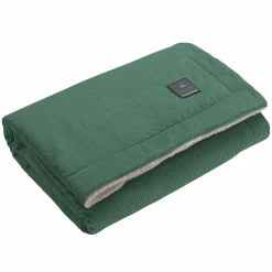 Schmusedecke Cord für die Wanne, Schale oder Kinderwagen 68 x 100 cm - Eucalyptus