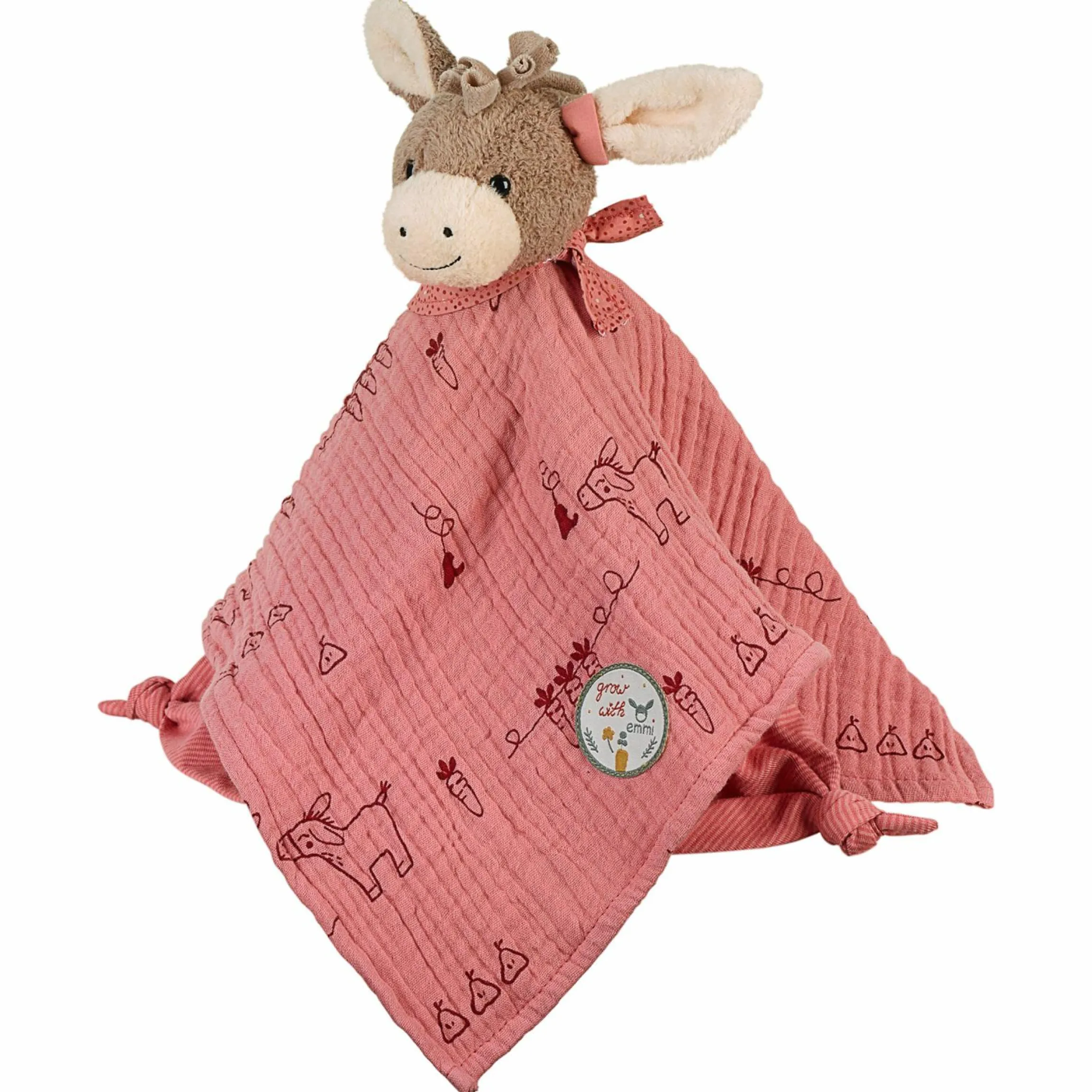 Schmusetuch 35 cm - Esel Emmily