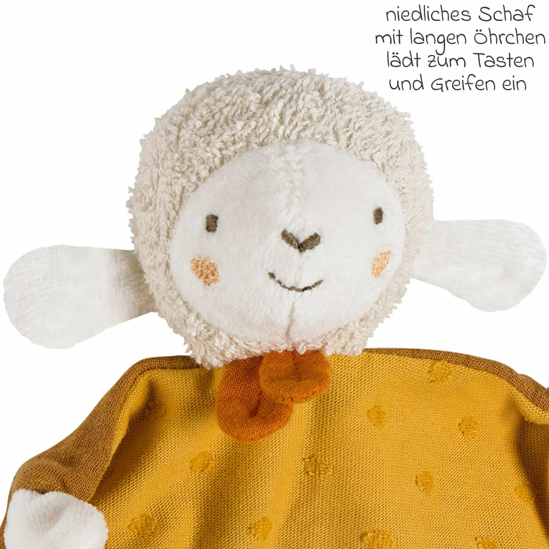 Schmusetuch / Schnuffeltuch Sunshine NATUR - Schaf