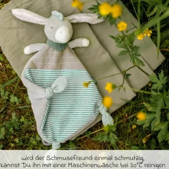 Schmusetuch / Schnuffeltuch - Esel