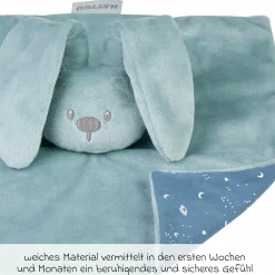 Schmusetuch Glow in the dark 28 cm - Hase Lapidou - Coppergreen