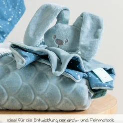 Schmusetuch Glow in the dark 28 cm - Hase Lapidou - Coppergreen