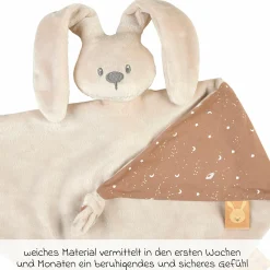 Schmusetuch Glow in the dark 65 x 40 cm - Hase Lapidou - Sand