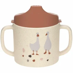 Schnabeltasse mit Doppelgriff - Tiny Farmer - Sheep & Goose