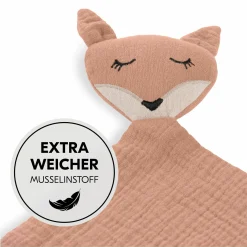 Schnuffeltuch Cuddle N Play Animals - Fox Cork