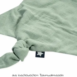 Schnuffeltuch Musselin - Grün