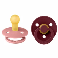 Schnuller - Colour 2er Pack - Dusty Pink / Elderberry - Gr. 0-6 M