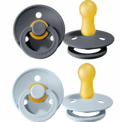 Schnuller - Colour 2er Pack - Baby Blue / Iron - Gr. 6-18 M