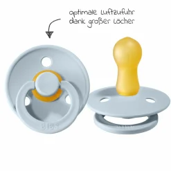 Schnuller - Colour 2er Pack - Baby Blue / Iron - Gr. 6-18 M