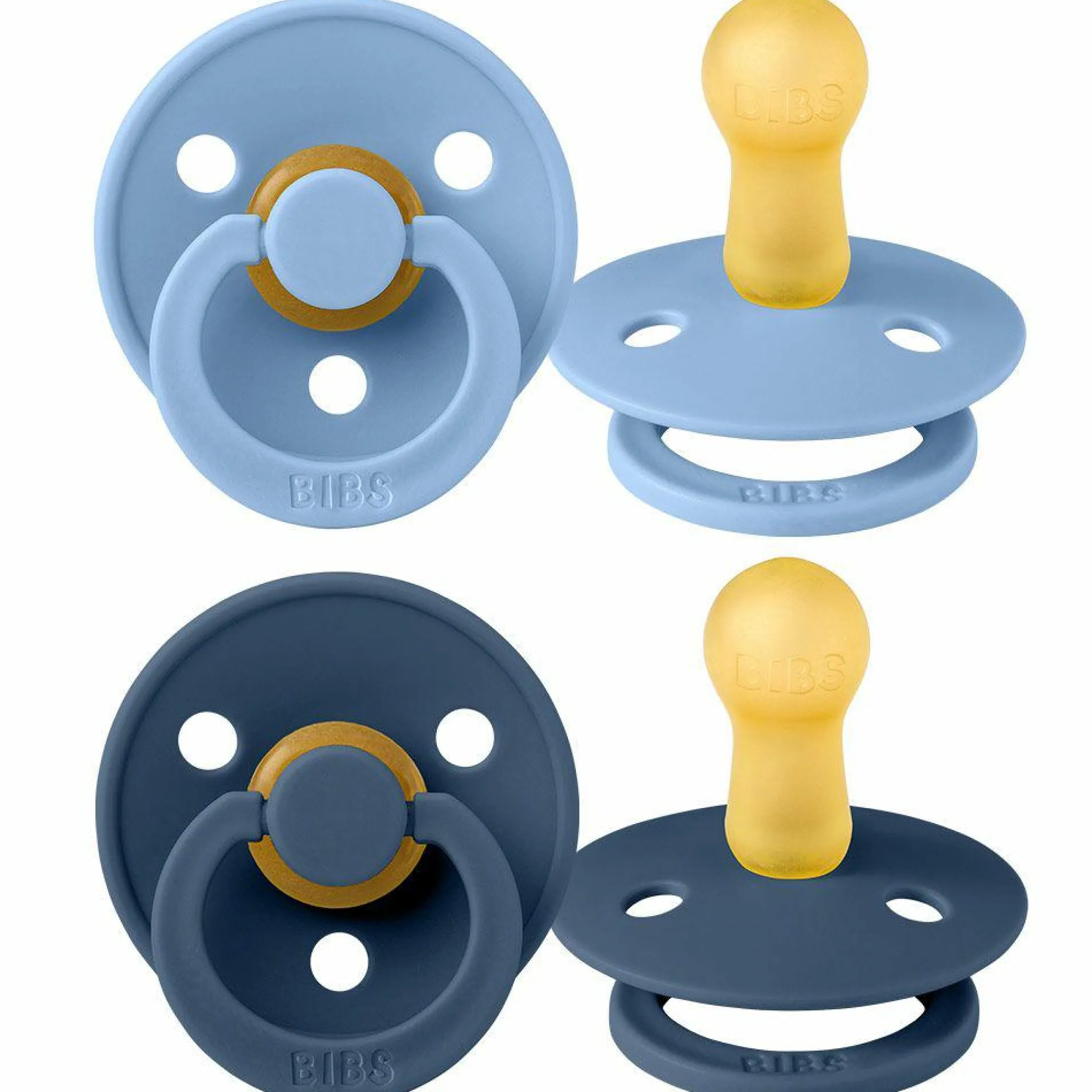 Schnuller - Colour 2er Pack - Sky Blue / Steel Blue - Gr. 6-18 M
