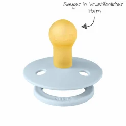 Schnuller - Colour 4er Pack - Baby Blue / Iron / Sky Blue / Steel Blue - Gr. 0-6 M