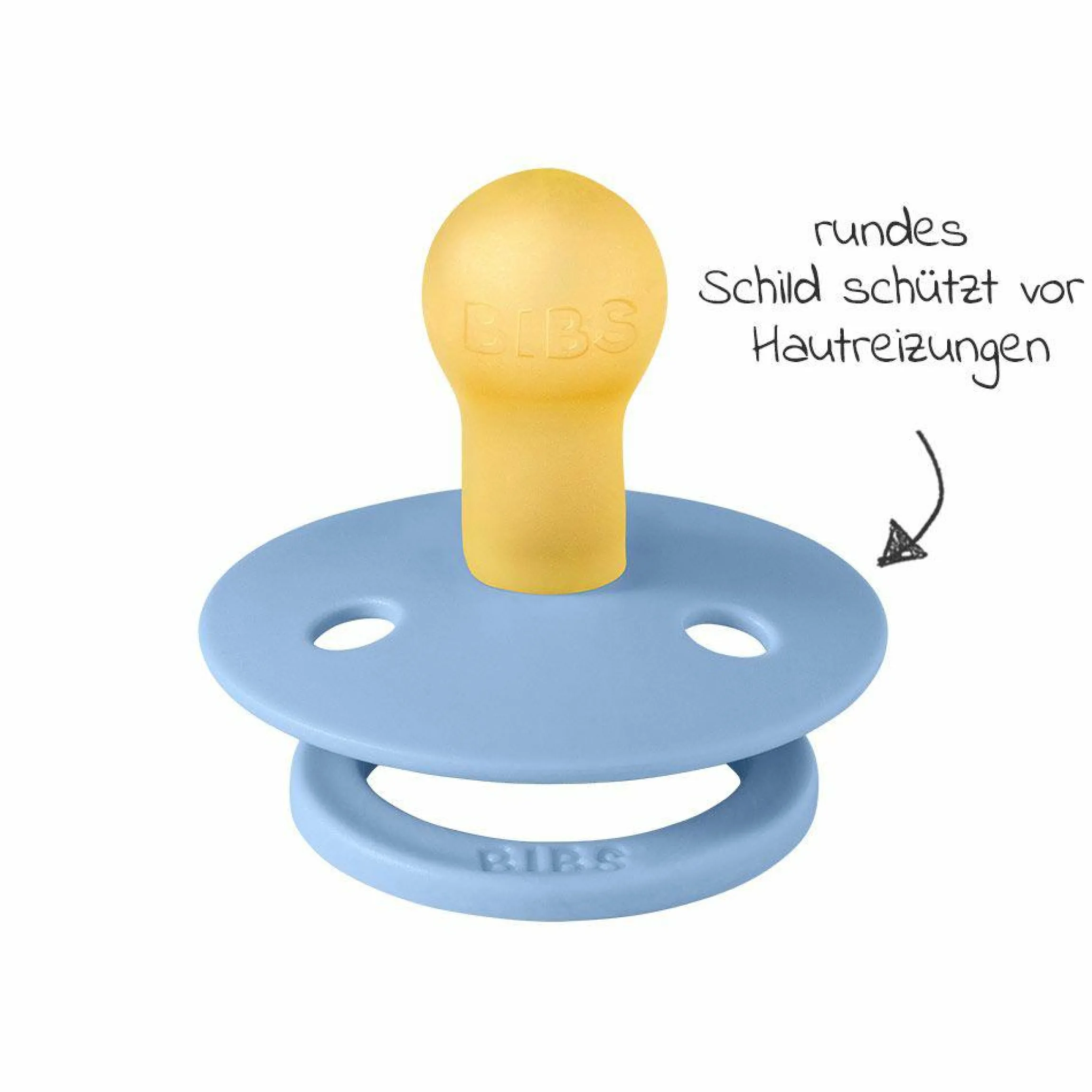 Schnuller - Colour 4er Pack - Baby Blue / Iron / Sky Blue / Steel Blue - Gr. 0-6 M