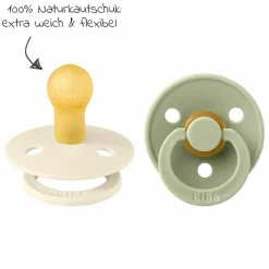 Schnuller - Colour 4er Pack - Sage / Cloud / Ivory - Gr. 0-6 M