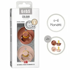 Schnuller - Colour 2er Pack - Blush / Woodchuck - Gr. 0-6 M